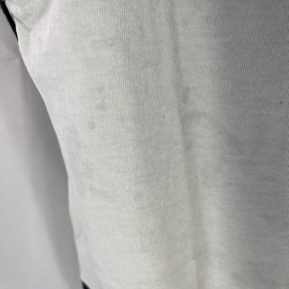 VINTAGE FLORIDA SLEEVELESS 1/4 SHIRT ADULT L/XL USA MADE WHITE BLACK 90s TANK - Picture 9 of 14